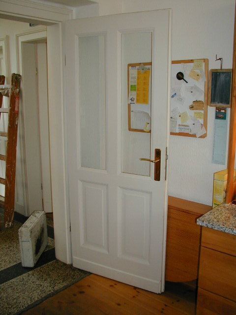 Zimmert&uuml;r in Fichte wei&szlig;