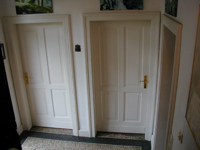 Zimmert&uuml;r in Fichtr wei&szlig;