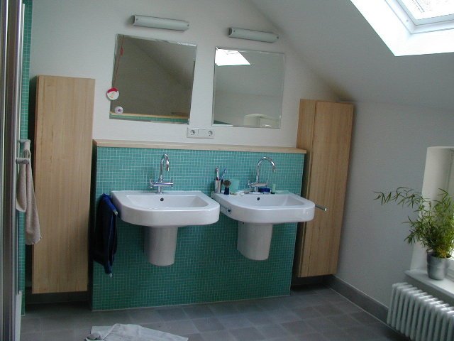 Badschr&auml;nke in Ahorn