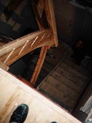 4 Treppen, halbgewendelt - Aufbau